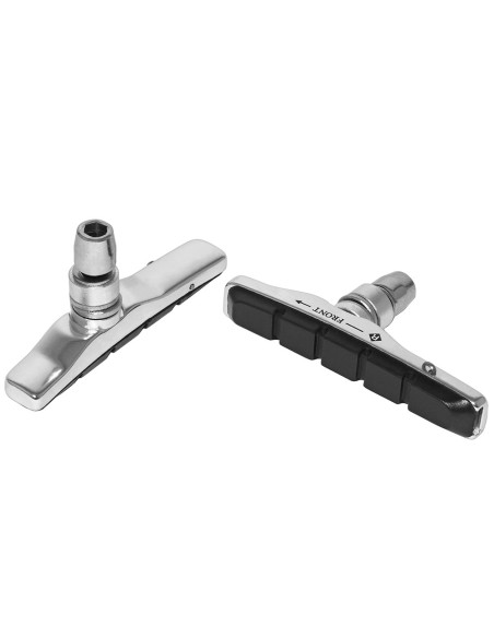 73mm Brake Shoes W/Nut 945 Chrome/Black.